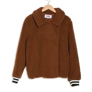 NWT BB DAKOTA Fleece and Love Faux Fur Jacket